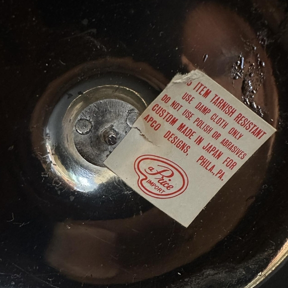 Pair Hanging Glass Grapes Salt Pepper Shaker Vine Stand Vintage Japan Price Imp. - Picture 5 of 10